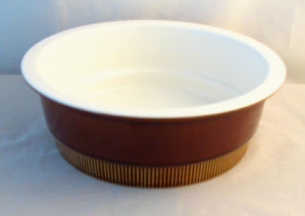 Poole Pottery Chestnut Vegetable Serving Dishes (Without Lids)