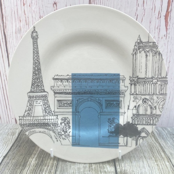 Poole Pottery Cities in Sketch Salad/Breakfast Plate (Paris)