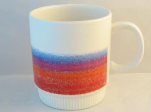 Poole Pottery Decorative Banded Mug