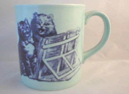 Poole Pottery Decorative Cat Mug
