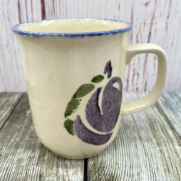 Poole Pottery Dorset Fruit Mug (Plum) - 'D' Shape Handle