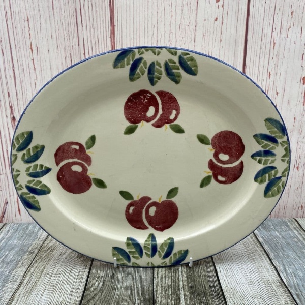 Poole Pottery Dorset Fruit Oval Serving Platter (Apple)