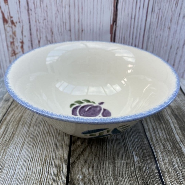 Poole Pottery Dorset Fruit Rimless Soup/Cereal/Dessert Bowl (Plum)