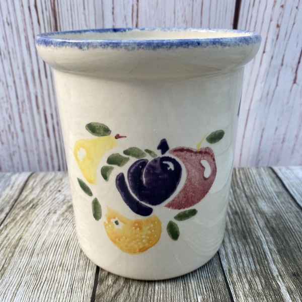 Poole Pottery Dorset Fruit Storage Jar (Mixed Fruit) - Missing Lid