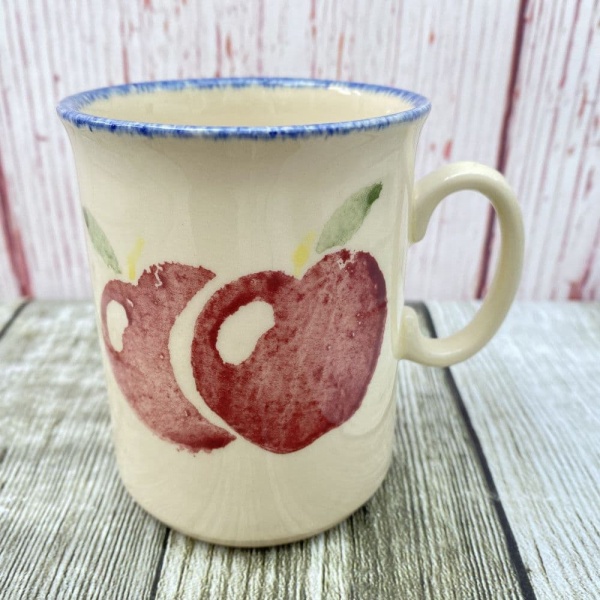 Poole Pottery Dorset Fruit Straight Sided Mug (Apple) - Later Version