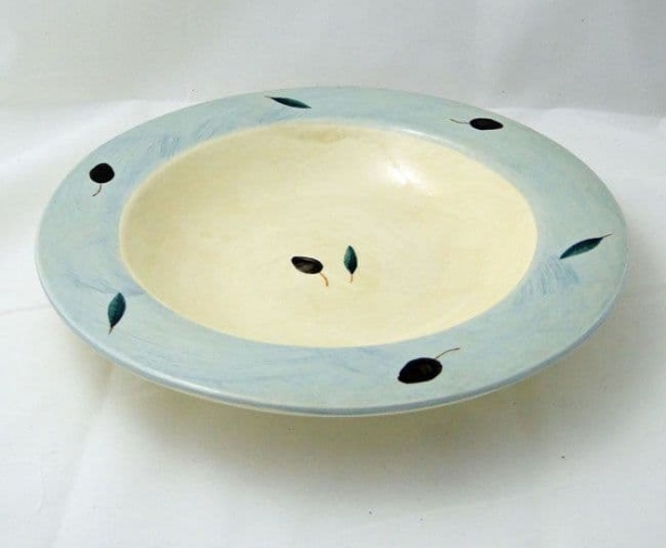 Poole Pottery Fresco (Blue) Large Rimmed Bowls