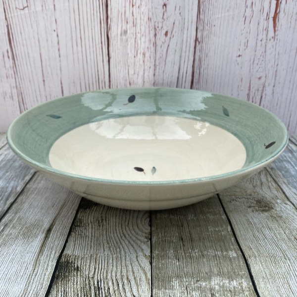 Poole Pottery Fresco (Green) Large Open Serving Bowl - Williams Sonoma Backstamp