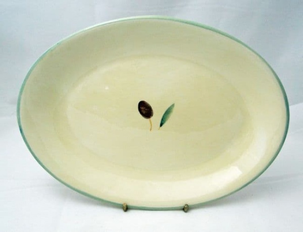 Poole Pottery Fresco (Green) Oval Plates
