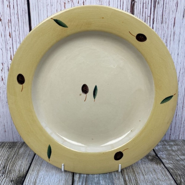 Poole Pottery Fresco (Yellow) Dinner Plate (Williams-Sonoma)