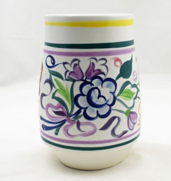 Poole Pottery Hand Painted Traditional Vase In The BN Pattern