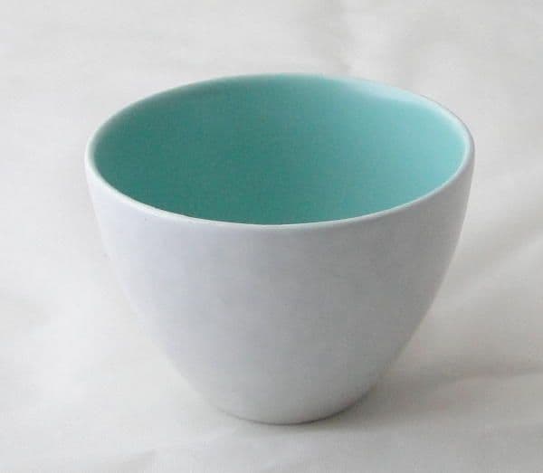 Poole Pottery Ice Green and Seagull Small Open Sugar Bowls