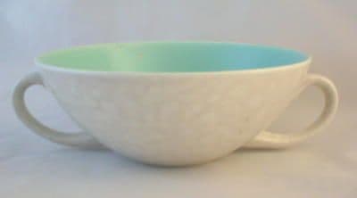 Poole Pottery Ice Green and Seagull Soup Cups
