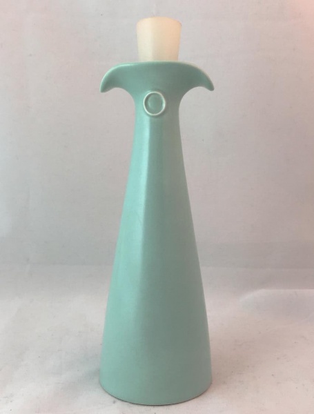 Poole Pottery Ice Green Oil Dispensers with Stoppers