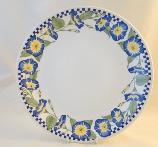 Poole Pottery Morning Glory Dinner Plates