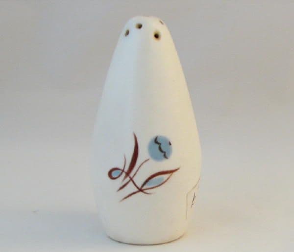 Poole Pottery Pepper Pots in the ''YQ'' Pattern