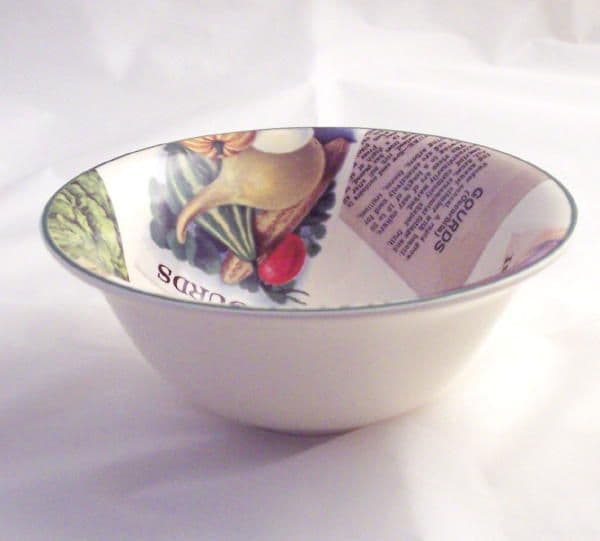 Poole Pottery Seed Packets Dessert/Cereal/Soup Bowls