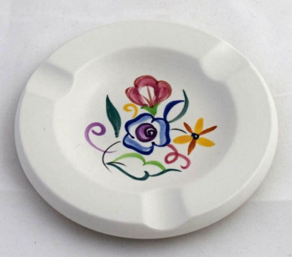 Poole Pottery Small Ash Tray in CS Pattern