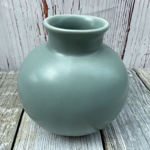 Poole Pottery Small Round Vase (Green)