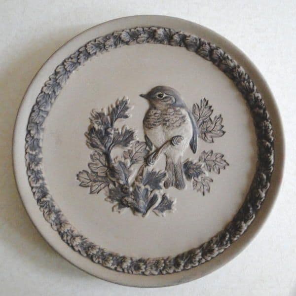 Poole Pottery Stoneware Plate, British Garden Birds, The Robin