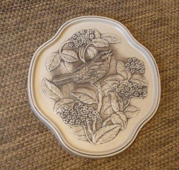 Poole Pottery Stoneware Seasons Plate, Summer