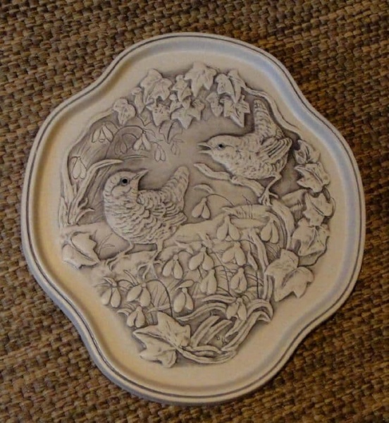 Poole Pottery Stoneware Seasons Plate, Winter.