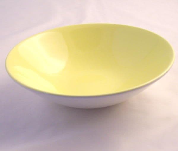 Poole Pottery Sunshine Yellow Dessert/Cereal Bowls
