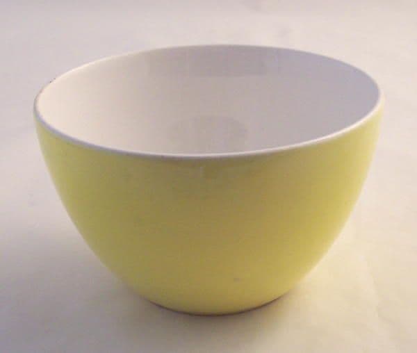 Poole Pottery Sunshine Yellow Open Sugar Bowl