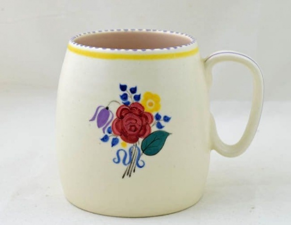 Poole Pottery Traditionally Hand Painted Mug