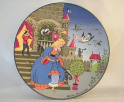 Poole Pottery Transfer Plate, Barbara Furstenhofer, Cinderella (153)