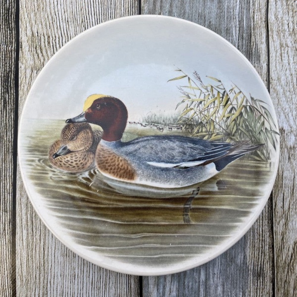 Poole Pottery Transfer Plate by John Gould - Widgeon