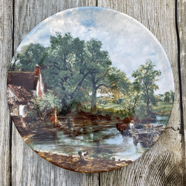 Poole Pottery Transfer Plate, Constable's Haywain