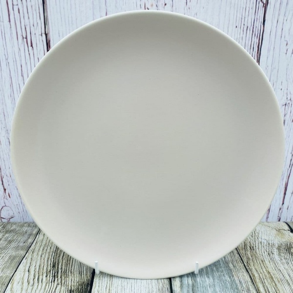 Poole Pottery Twintone Mushroom and Sepia (C54) Dinner Plate, 10''