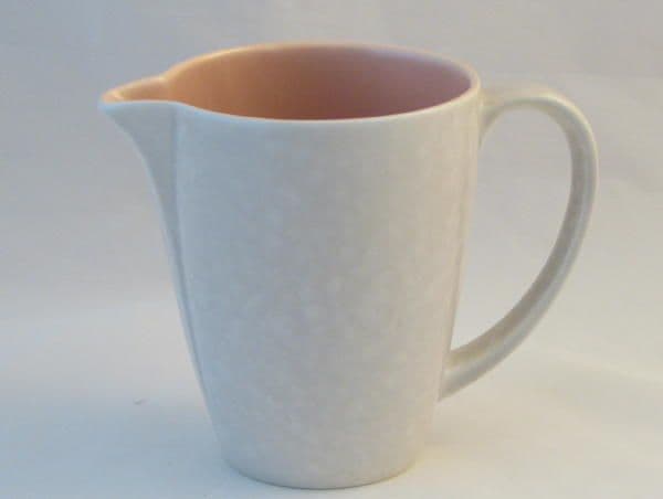 Poole Pottery Twintone Peach Bloom and Seagull Milk Jug