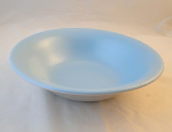 Poole Pottery Twintone Sky Blue and Dove Grey Salad/Fruit Serving Bowls