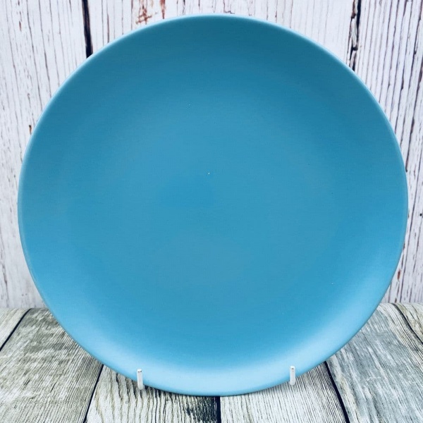 Poole Pottery Twintone Sky Blue Salad/Breakfast Plate, 9''