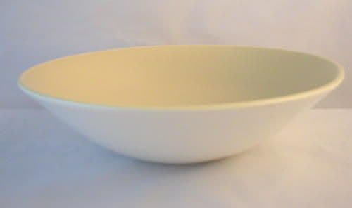 Poole Pottery Twintone Sweetcorn Cereal Bowls