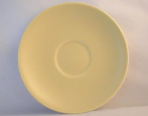 Poole Pottery Twintone Sweetcorn Saucers for Standard Cups