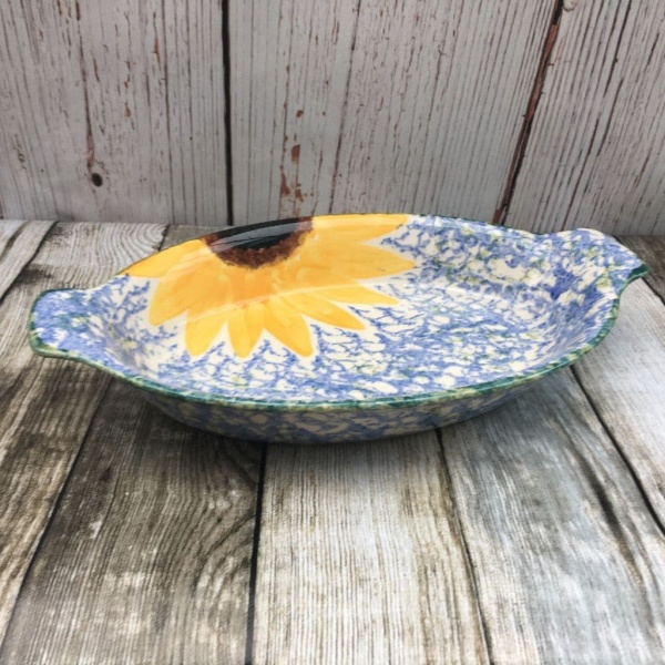 Poole Pottery Vincent  Eared Oval Serving Dish (Large)