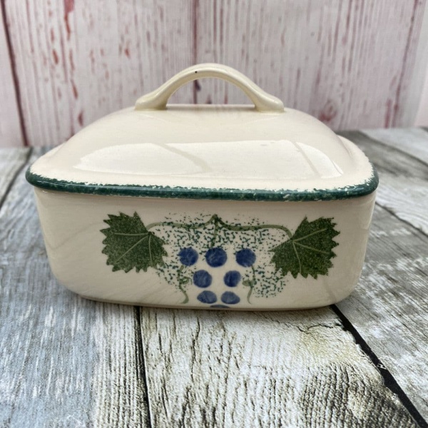 Poole Pottery Vineyard Butter Dish