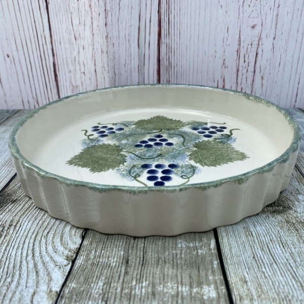 Poole Pottery Vineyard Quiche/Flan Dish, 9.75''