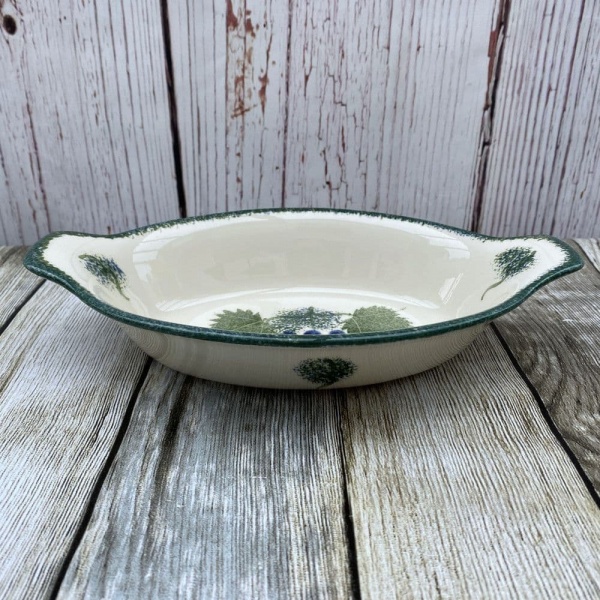 Poole Pottery Vineyard Small Eared Serving Dish