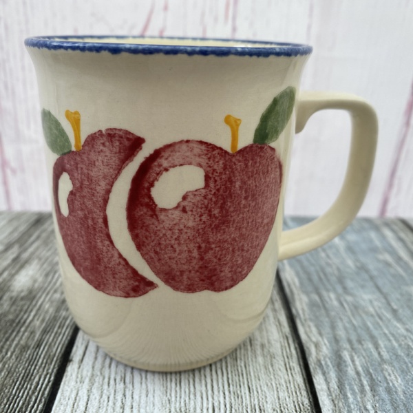 Poole Pottery Dorset Fruit Mug (Apple) - 'D' Shape Handle