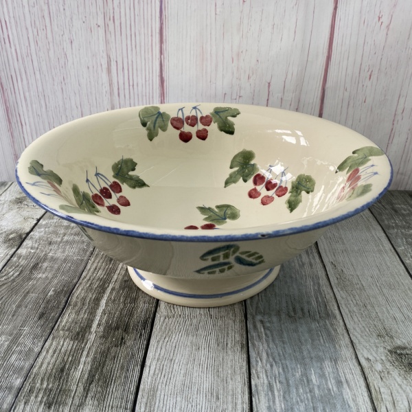 Poole Pottery Dorset Fruit Footed Serving Bowl (Cherry)