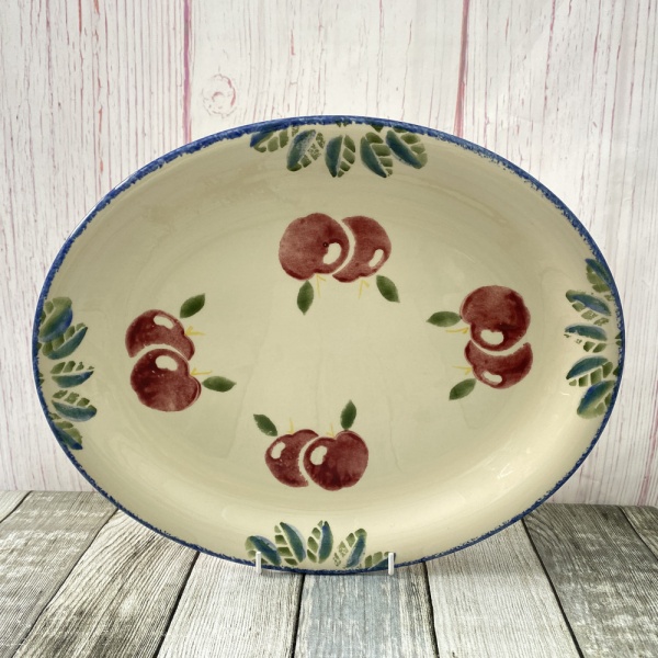 Poole Pottery Dorset Fruit Large Oval Serving Platter (Apple)