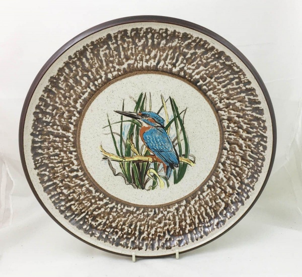 Purbeck Pottery Kingfisher Charger