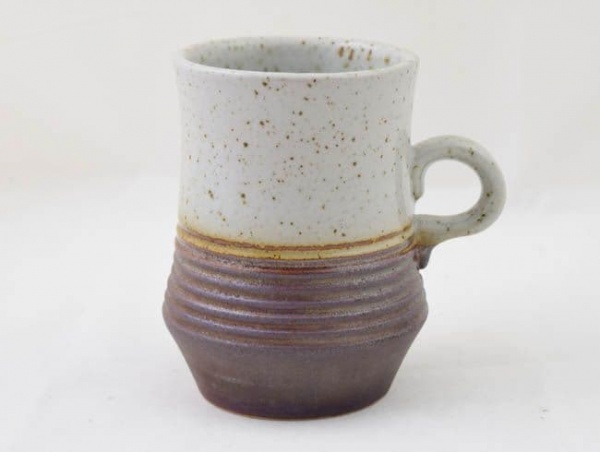 Purbeck Pottery, Portland Pattern, Bulbous Style Mugs