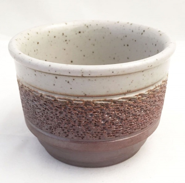 Purbeck Pottery, Portland Pattern Open Sugar Bowls, Enhanced Patterning