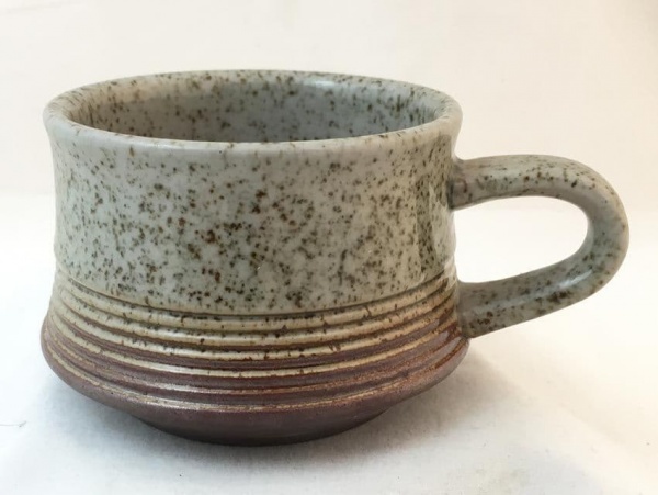 Purbeck Pottery, Portland Pattern, Smaller Cups, Darker Colouring