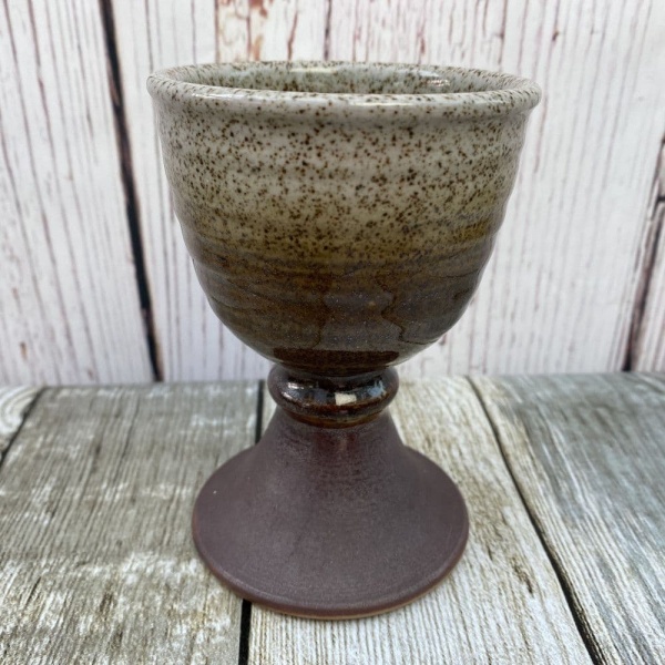 Purbeck Pottery Portland Water/Wine Goblet (Darker Outer)