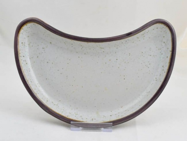 Purbeck Pottery Rondo Half Moon Side Plates
